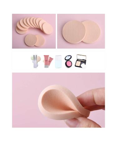 Buy 24-Piece Make-Up Sponge Set | Washable Round Puffs for BB Cream & Foundation | Dual Use Wet & Dry - Buy Online on GoSupps.com