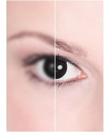 Buy Black Motif Contact Lenses - Prescription -2.5 Dioptria | Ideal for Halloween & Parties - Annual Wear - Buy Online on GoSupps.com
