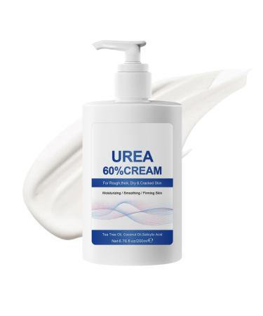 60% Urea Cream - Cracked Heel Repair Cream For Feet and Hand - Foot Cream for Cracked Heels and Dry Skin - Urea Cream 60 Percent for Feet - Maximum Strength for Hand Foot and Body Care