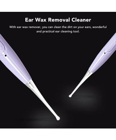 USB Rechargeable Ear Wax Removal Kit with LED Light - Safe and Gentle Ear Cleaner for Baby Kids - Purple - Buy Online on GoSupps.com