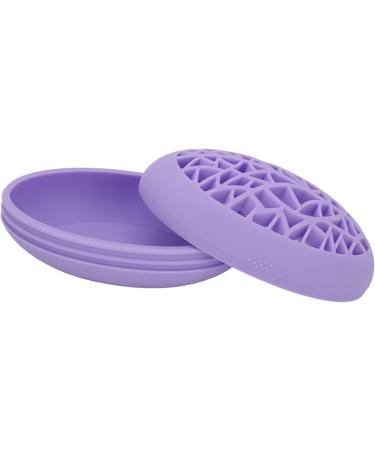 Desktop Makeup Brush Drying Holder Organizer for Makeup Brush Cleaning Mat (Purple) - Buy Online on GoSupps.com