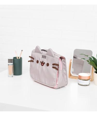 Official Pusheen Hanging Travel Toiletry Bag | Waterproof Makeup & Cosmetics Organizer - Buy Online on GoSupps.com