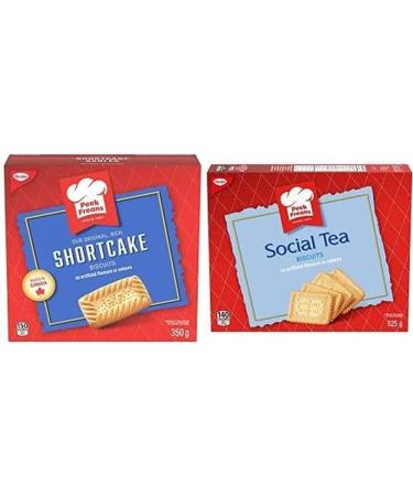 Peek Freans Shortcake Biscuits 1 Box (350g) with Social Tea Cookies 525g