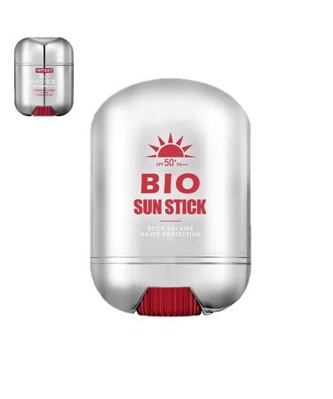 Bio Sun Stick Spf50 Unisex Portable Uv Protection Sunscreen Stick Strong Refreshing And Non-Greasy Moisturizing Brightening And Concealing Sunscreen Waterproof And Sweat-Proof