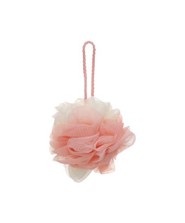 Gralara Body Puff Bath Sponge Portable Shower Ball Bath Sponge for Bathroom PINK