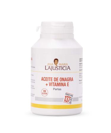 Distribuciones Feliu ANA MARIA LAJUSTICIA Evening Primrose Oil + Vitamin E 275 pearls relieves premenstrual symptoms protects cells against oxidative damage