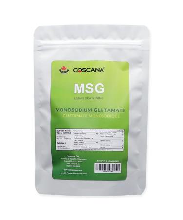 MSG by COSCANA (1 lb 454 g) Monosodium Glutamate Powder Umami Powder Naturally Delicious Umami Seasoning Non-GMO Ideal for Asian Cuisine Made in Japan Packed in Canada 454 g (Pack of 1)