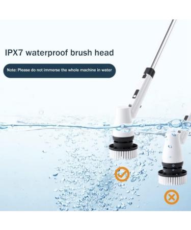 qazaa Electric Scrubber Electric Bathroom Cleaning Brush Suitable for Cleaning Walls/Floors/Bathrooms/Kitchens/Cars - Buy Online on GoSupps.com