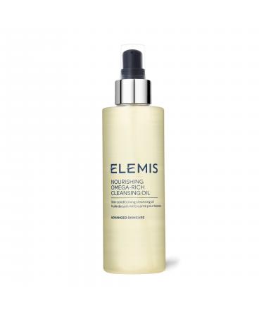 ELEMIS Nourishing Omega-Rich Cleansing Oil Cleansing Face Oil to Cleanse Sooth and Soften Skin Vitamin-Rich Facial Oil to Gently Remove Impurities for a Healthy and Radiant Complexion 195 ml