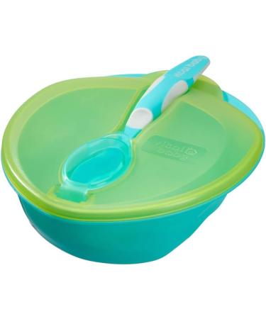 Vital Baby Nourish Scoop Feeding Set with Weaning Spoon | Baby Led Weaning Bowl & Spoon | Leak-Proof & BPA Free - Buy Online on GoSupps.com