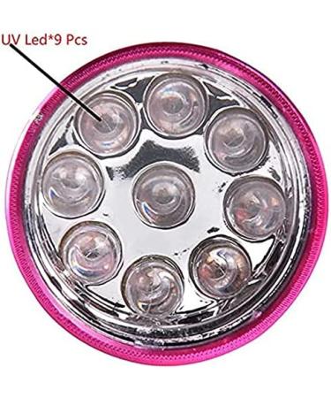 Meitawilltion 9 LED Mini UV Nail Dryer for Gel Nails - Portable Pink Nail Lamp for Nail Art - Buy Online on GoSupps.com