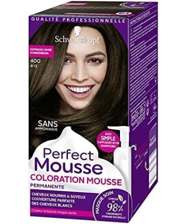 PERFECT MOUSSE - Perfect Mousse Ch tain Fonc Expresso N 400 - Lot De 3 - Vendu Par Lot - Buy Online on GoSupps.com