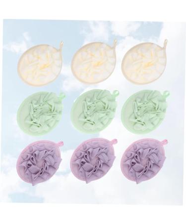 Housoutil 9pcs Loofah Bath Puff Set - Soft Shower Sponges Bath Flowers & Body Scrubbers for Luxurious Cleansing | International Shipping Available - Buy Online on GoSupps.com