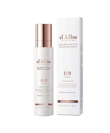 d'Alba Professional Repairing Protein White Truffle Serum treatment adds Instant Texture & Volume Care relieves hair loss richly  moisturize scalp  restore hair lust shine