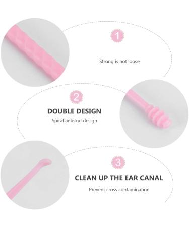 30 Disposable Ear Wax Removal Tools | Plastic Ear Curette Spoon Cleaner | Home Spa & Salon | Random Color | Back Scratcher Included - Buy Online on GoSupps.com