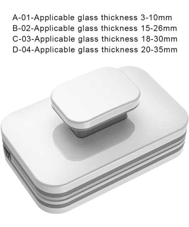 dijiusidy Double Side Window Glass Cleaning Tool Surface Brush Wiper Debris Water Stains Washing Wiping Tools for Home Living Room Type 1 1 count (Pack of 1) - Buy Online on GoSupps.com