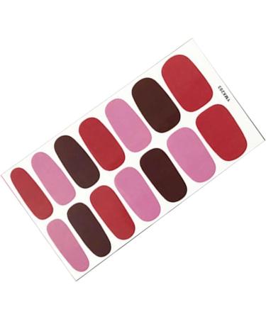 dijiusidy Nail Art Stickers Self-Adhesive Fingernail Decal with Strap Glue DIY Art Decor Full Cover Manicure Kits for Women Girls YMX205 - Buy Online on GoSupps.com