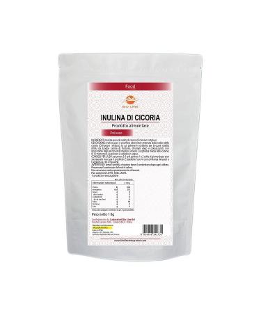 Bio Line - Inuline en poudre de chicor e soluble dans l'eau 1 kg fibre v g tale pour r gularit intestinale produits alimentaires naturels sans gluten et excipients z ro sucre et mati res grasses