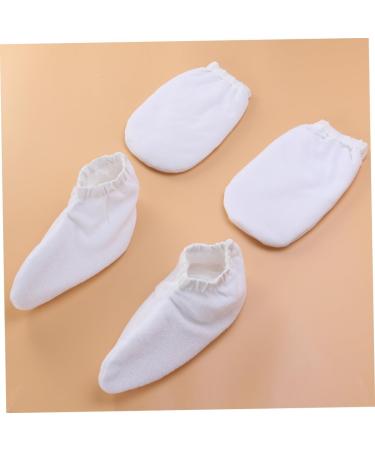 Gatuida 2 Paires Moufles Isolantes ponge pour Bain de Paraffine Soins des Mains Lavables avec Fermeture Pression - Buy Online on GoSupps.com