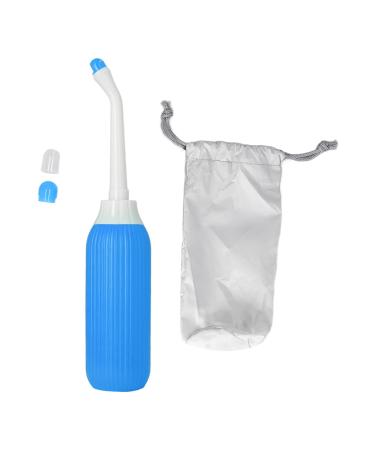 Postpartal Peri bottle portable bidet bottle portable multi-purpose bidet sprayer for hygiene cleaning soothing care after birth 500 ml (peacock blue)