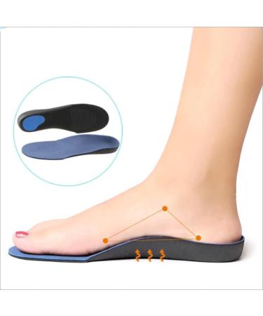 Sports Insoles for Flat Feet - Cross-Border Arch Support Insoles for Men & Women - EVA Blue (Size 41 - Buy Online on GoSupps.com
