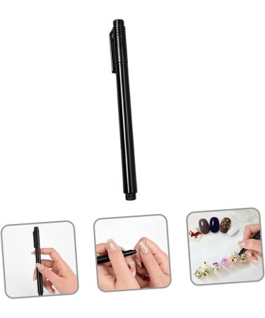Nail Pen Nail Art Tips Builder Pen Waterproof Drawing Painting Liner Pens Extension Gel Pen Liner Pen Nail Polish Nail Brush Pen Nail Drawing Pen Manicure Abs Decorative Pen 14X1X1CM Black - Buy Online on GoSupps.com