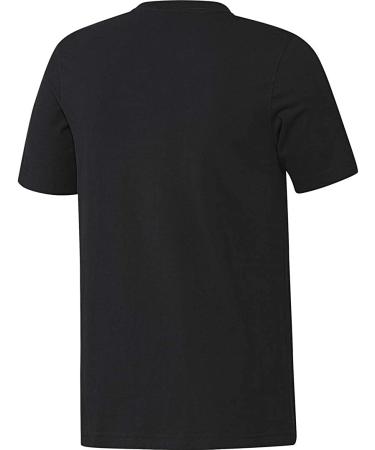 adidas Men's Basic Badge Of Sport Tee - Medium Black/White - Buy Online on GoSupps.com