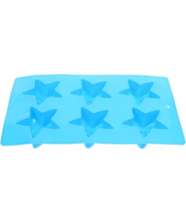 Six-Hole Five-Pointed Star Mold Silicone Fondant molds Cookie Silicone Jelly molds Casting Chocolate Wax Candy molds Silicone Soap Making Mold 3D Handmade soap ice Cubes - Buy Online on GoSupps.com