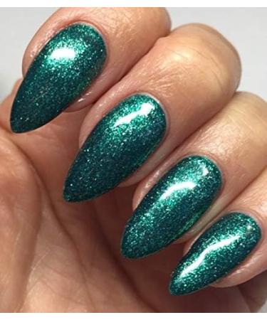 Bluesky Gel Nail Polish MISTLETOE MAGIC Christmas GREEN GLITTER SPARKLE Nail UV LED Soak Off - Buy Online on GoSupps.com