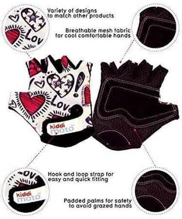 Kiddimoto Cycling Gloves for Children | Unisex MM Size (4-8y) | Perfect for Kids' Outdoor Fun - Buy Online on GoSupps.com