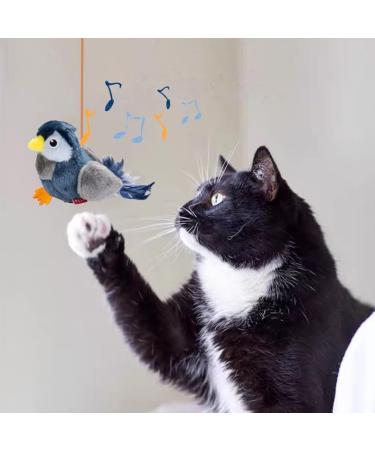Vealind GiGwi Melody Chaser Interactive Pet Toy - Plush Blue Bird for Cats & Dogs | International Shipping - Buy Online on GoSupps.com