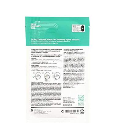 Dr. Jart+ Soothing Hydra Solution Sheet Mask - Hydrating Korean Face Mask (5 Pcs) for Glowing Skin - International Shipping Available - Buy Online on GoSupps.com