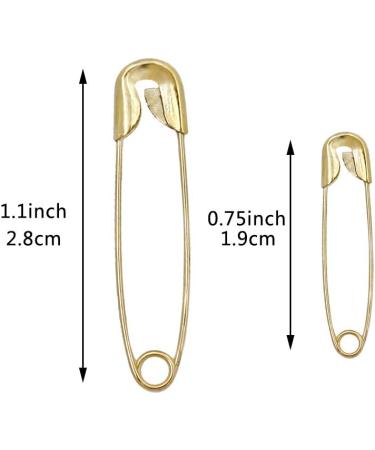 1200 Pcs Metal Safety Pins Set for Knitting and Sewing - 22 Colors Pear Shaped Pins with Storage Box - Buy Online on GoSupps.com