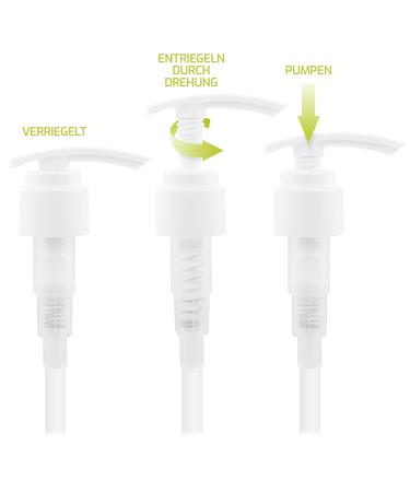 Asvita Fresh Mix Concentrate Dosing Pump - 1L Bottle Set (4 pcs) - Food Safe Dispenser for 500ml & 1000ml Bottles - 28mm Thread for Beverage Concentrates & Syrup - Buy Online on GoSupps.com