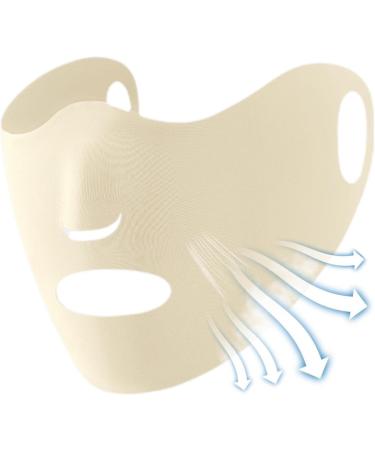 Buy Pologmase Face Scarf | Eggsee Women's & Men's Cooling UV Protection | Washable Dustproof Moisturizing Facial Scarf - Summer Essentials in Milk Tea Color - Buy Online on GoSupps.com