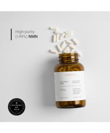 Novos Core Unflavored + Boost NMN Pure Longevity Stack | NMN Capsules & Unflavored Drink Mix for Cellular Repair Energy & DNA Support - Buy Online on GoSupps.com