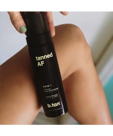 b.tan Ultra Dark Self Tanner Kit | Vegan, Cruelty-Free Mini Mousse & Mitt - Get Tanned Fast! - Buy Online on GoSupps.com