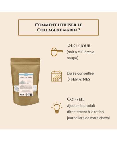 Prince Equin - Marine COLLAGEN - Horse nutritional supplement - Bag 300 g - Joint flexibility - Support for horse tendons - French brand (300g bag) - Buy Online on GoSupps.com