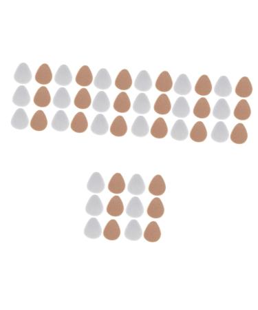 FOMIYES 24 Pairs Thickened Half Size Pad High Heel Insoles Arch Support of Foot Pads Silicone Fake Teeth High Heel Insole Replacement Front Foot Sticker High Heels Glue Women's