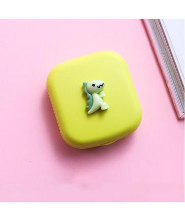 BEMVP Contact Lens Container for Women - Cute Dinosaur Eye Care Box for Travel & Home Storage - Buy Online on GoSupps.com