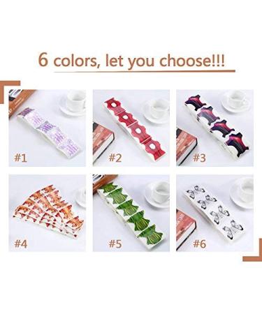100PC Nail Extension Forms - Oval Acrylic UV Manicure Stickers & Glue Tool | International Shipping - Buy Online on GoSupps.com