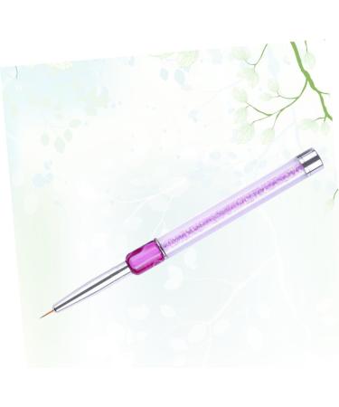 FRCOLOR Manicure Flower Barrettes for Women Builder Bunny Ears Headband Witch Hat Hair Pen Brush Purple - Buy Online on GoSupps.com