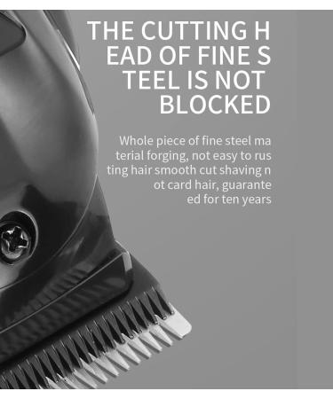 Pro Hair Clipper Electric Hair Clipper Gradient Electric Clipper Blade Adjustable USB Rechargeable There is a Box - Buy Online on GoSupps.com