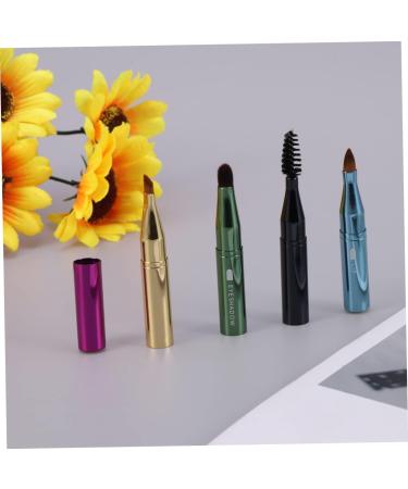 FRCOLOR Smudge Brush 4 1 multipurpose eyebrow multi function eyebrow for woman cosmetics powder multi-function eyebrow major lip Cosmetics Brush - Buy Online on GoSupps.com