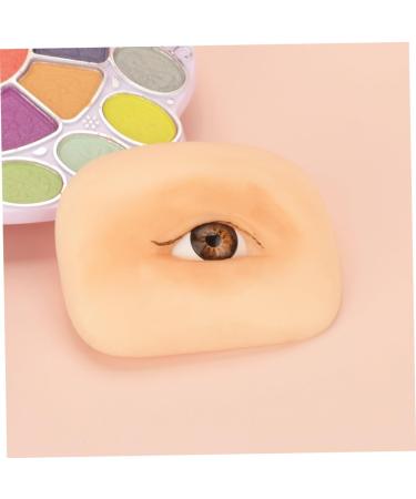 NOLITOY Artificial Makeup Fake Left Simulated Up Practice Practicing Professional Washable Silicone Shadow 6.9x5.2cm As Shown 2 - Buy Online on GoSupps.com