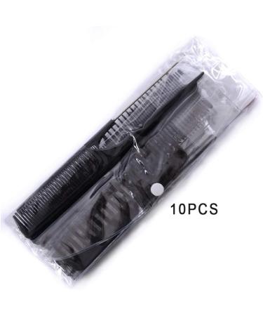 10PCS Black Hair Comb Set - Professional Salon Styling Comb for Women Men Kids | Anti-Static Barbers Brush Combs - Buy Online on GoSupps.com