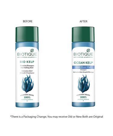 Biotique Bio Kelp Protein Shampoo for Hair Fall - 190 ml | Nourishing & Strengthening Formula | Buy Internationally - Buy Online on GoSupps.com