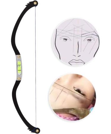 Flexible Aluminum Alloy Eyebrow Line Marker Ruler with Sponge Measure Tool for Precise Positioning Reduced Design Time and Strong Adsorption (Black) - Buy Online on GoSupps.com