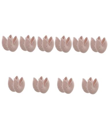 Healvian 10 Pairs Zapatilla De Mujer Belly Gel Sock Pads Toe for Dance Toe Protectors with Metatarsal Pads of Foot Cushions Pointed Toe Heels Ball of Foot Toe Caps Insole