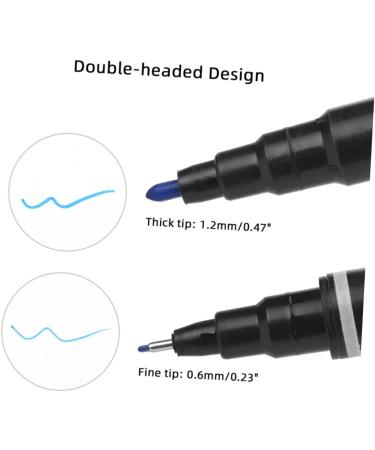 FOMIYES 5pcs White Marker Pen White Marker Pens Eyebrow Position Pen Tool Multifunction Eyebrow Pencil 13.9x1.8cm Blue - Buy Online on GoSupps.com